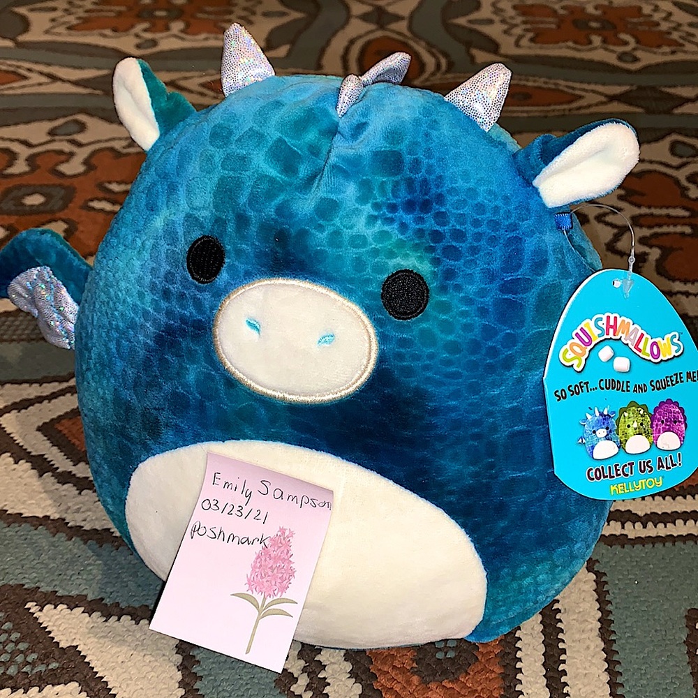 8 Inch Dominic the Dragon Squishmallow NWT